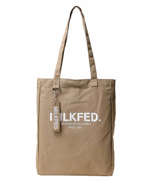 MILKFED.(ミルクフェド)の「STENCIL SQUARE TOTE BAG(トートバッグ・レディース・ホワイト/ブラック/ベージュ・ONE SIZE)」の17枚目の写真