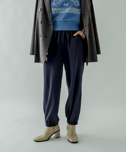 mystic（ミスティック）の「ジョガーパンツ（スウェットパンツ・レディース・ベージュ/ネイビー・FREE）」の20枚目の写真