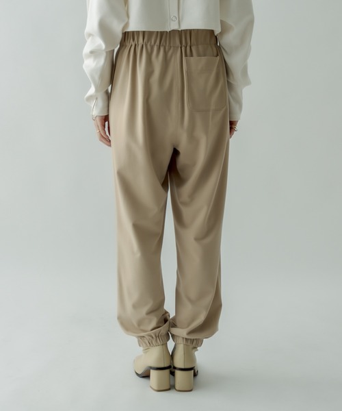 mystic（ミスティック）の「ジョガーパンツ（スウェットパンツ・レディース・ベージュ/ネイビー・FREE）」の10枚目の写真