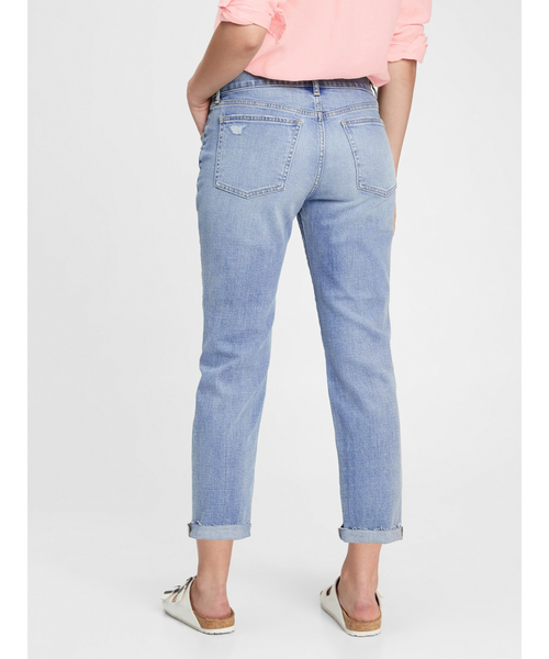 GAP（ギャップ）の「ミッドライズ ガールフレンドデニム（デニムパンツ・レディース・インディゴブルー・25/26/27/28/23/24/29/30）」の9枚目の写真
