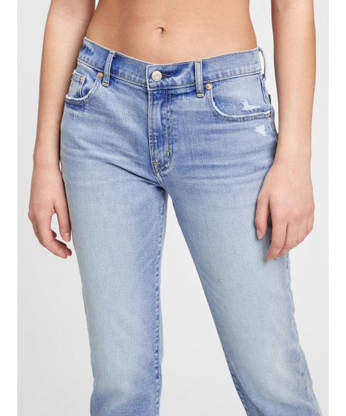 GAP（ギャップ）の「ミッドライズ ガールフレンドデニム（デニムパンツ・レディース・インディゴブルー・25/26/27/28/23/24/29/30）」の10枚目の写真