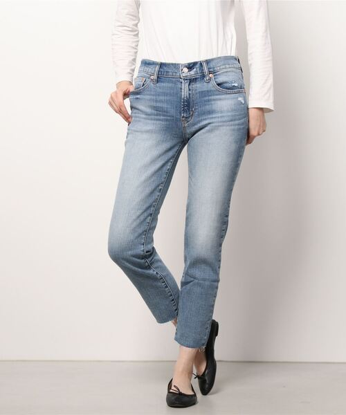 GAP（ギャップ）の「ミッドライズ ガールフレンドデニム（デニムパンツ・レディース・インディゴブルー・25/26/27/28/23/24/29/30）」の7枚目の写真