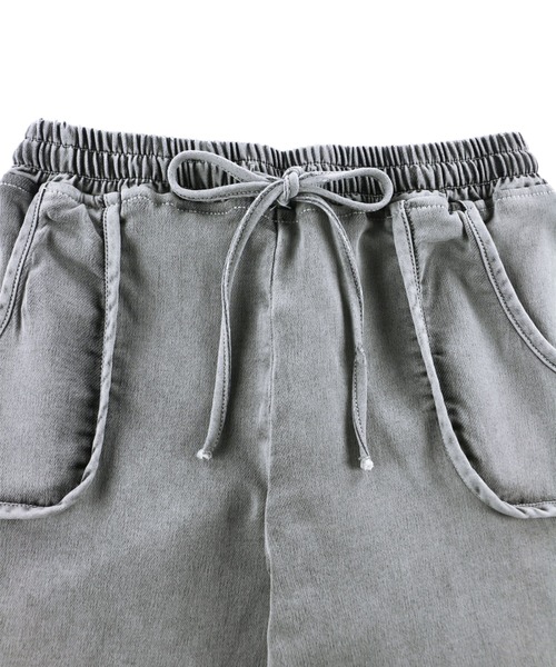 ALEXIA STAM（アリシアスタン）の「Hem Slit Wide Pants/ヘムスリットワイドパンツ（その他パンツ・レディース・ブラック系その他/ブルー系その他・S/M）」の9枚目の写真