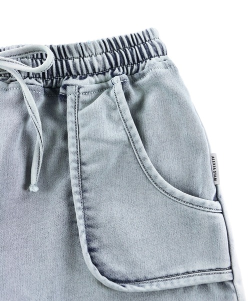 ALEXIA STAM（アリシアスタン）の「Hem Slit Wide Pants/ヘムスリットワイドパンツ（その他パンツ・レディース・ブラック系その他/ブルー系その他・S/M）」の5枚目の写真