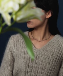 MARIHA | MARIHA / Silent Rain ロングレクタングルチェーン ネックレス 40cm(ネックレス)