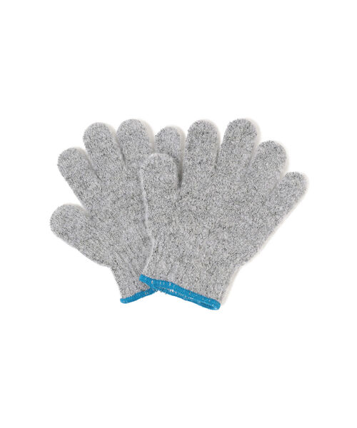 こども ビームス（コドモビームス）の「TEMBEA / キッズ GUNTE 21（6～10才）（手袋・キッズ・チャコールグレー/グリーン系その他5/ライトグレー/ベージュ・ONE SIZE）」の2枚目の写真