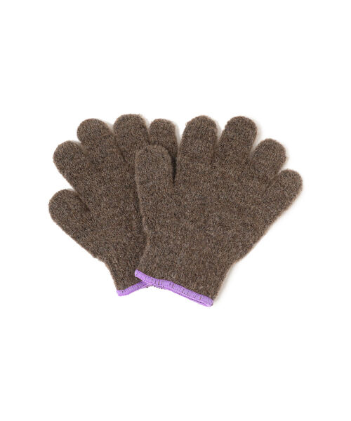 こども ビームス（コドモビームス）の「TEMBEA / キッズ GUNTE 21（6～10才）（手袋・キッズ・チャコールグレー/グリーン系その他5/ライトグレー/ベージュ・ONE SIZE）」の4枚目の写真