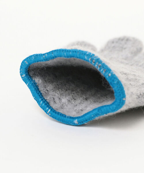 こども ビームス（コドモビームス）の「TEMBEA / キッズ GUNTE 21（6～10才）（手袋・キッズ・チャコールグレー/グリーン系その他5/ライトグレー/ベージュ・ONE SIZE）」の6枚目の写真