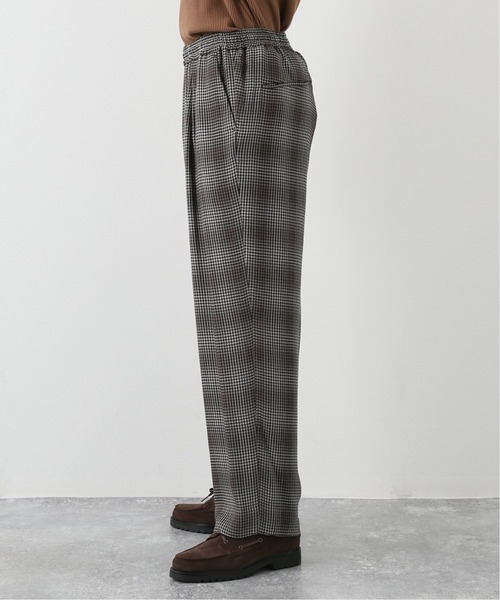 EDIFICE LA BOUCLE（エディフィスラブークル）の「【LA BOUCLE】オンブレチェック 1タック イージーパンツ（その他パンツ・メンズ・ブラウン系その他・1/2/3）」の3枚目の写真