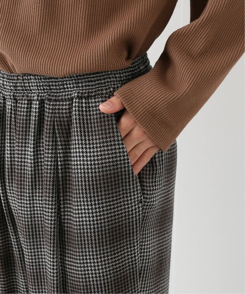 EDIFICE LA BOUCLE（エディフィスラブークル）の「【LA BOUCLE】オンブレチェック 1タック イージーパンツ（その他パンツ・メンズ・ブラウン系その他・1/2/3）」の5枚目の写真