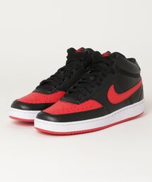 NIKE ナイキ COURT VISION MID コート ビジョン MID MDM8682 *001BLACK/UNRED