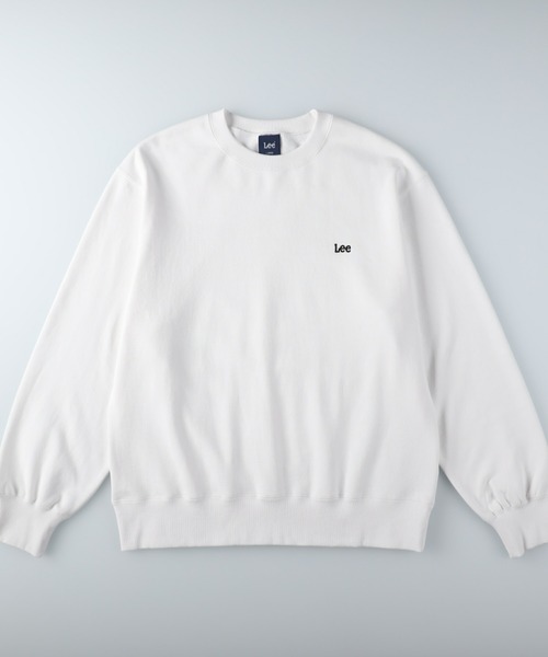 Lee(リー)の「【Lee】テキストロゴクルーネックトレーナー(スウェット・メンズ・ホワイト/ブラック/グリーン・M/XL/L)」の12枚目の写真