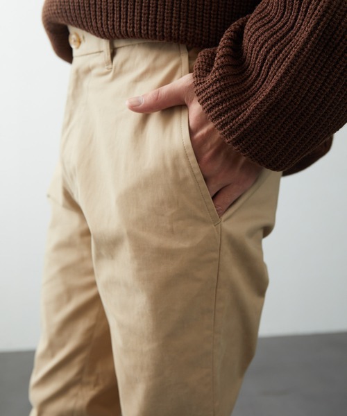 FREAK'S STORE(フリークスストア)の「ストレッチテーパードパンツ/テーパードパンツ(その他パンツ・メンズ・ベージュ/ブラック/カーキ・マルチサイズ)」の8枚目の写真