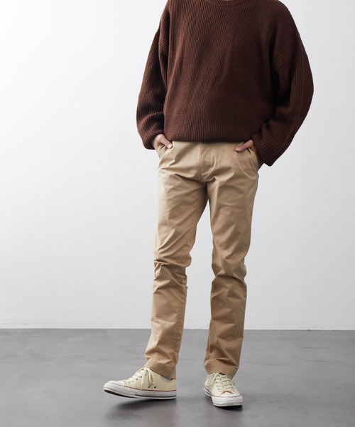 FREAK'S STORE(フリークスストア)の「ストレッチテーパードパンツ/テーパードパンツ(その他パンツ・メンズ・ベージュ/ブラック/カーキ・マルチサイズ)」の16枚目の写真