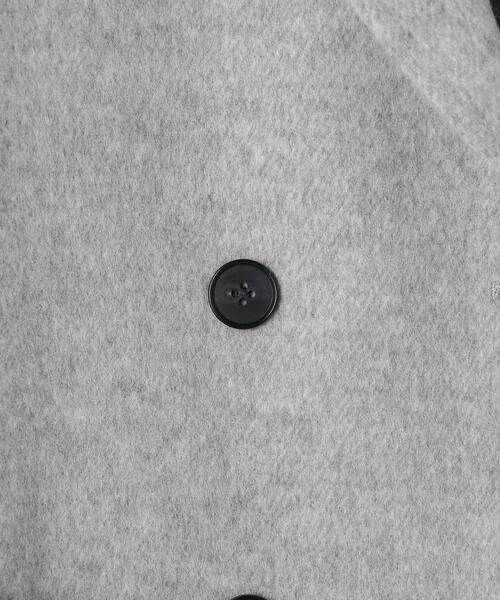 AEWEN MATOPH（イウエン マトフ）の「＜AEWEN MATOPH（イウエン マトフ）＞W/N シャンブレー 6ボタン リバーロングコート（チェスターコート・レディース・ライトピンク/ライトグレー・38/34/36）」の14枚目の写真