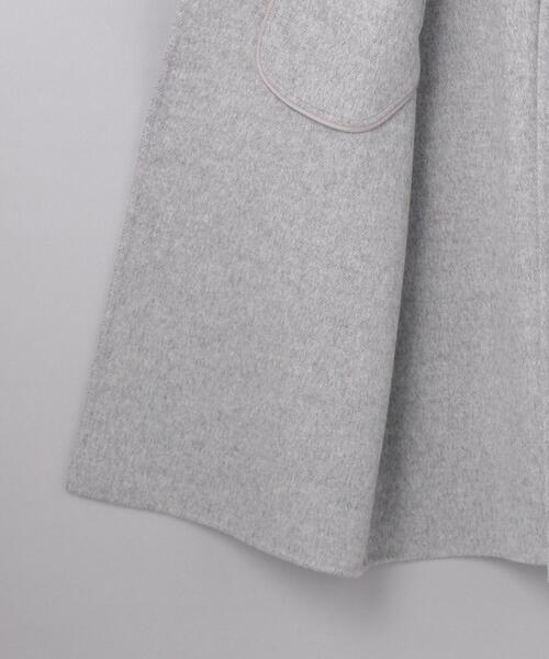 AEWEN MATOPH（イウエン マトフ）の「＜AEWEN MATOPH（イウエン マトフ）＞W/N シャンブレー 6ボタン リバーロングコート（チェスターコート・レディース・ライトピンク/ライトグレー・38/34/36）」の15枚目の写真