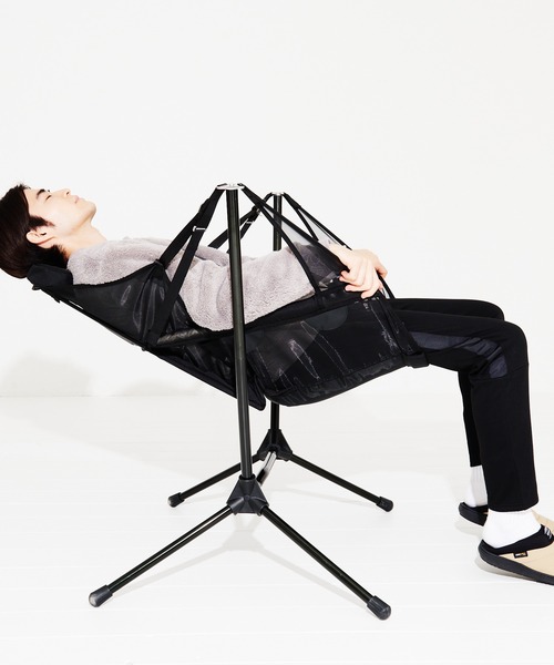 OUTDOOR PRODUCTS（アウトドアプロダクツ）の「スイング チェア（アウトドアグッズ・メンズ・ブラック・FREE）」の3枚目の写真