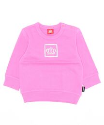 BABYDOLL（ベビードール）の「親子お揃い 王冠 箔 立体 プリント トレーナー 5936K（スウェット・キッズ）」