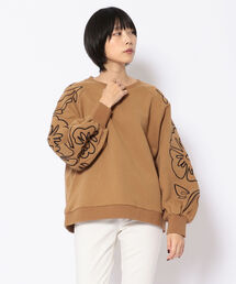ottod'Ame(オットダム)の「ottod'Ame/オットダム/パフスリーブスウェット(Tシャツ/カットソー)」