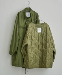 CPCM | 3WAYキルティングジャケット付きビッグシルエットモッズコート(モッズコート)