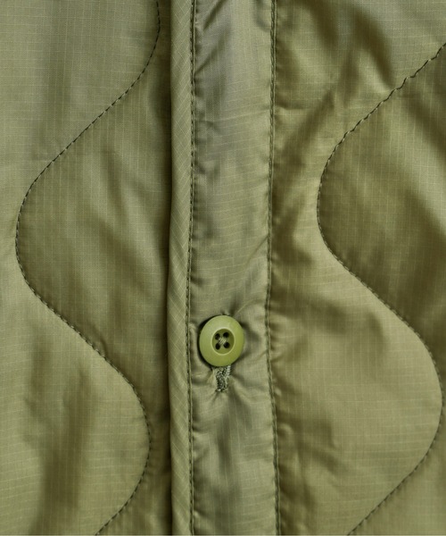 CPCM（シーピーシーエム）の「3WAYキルティングジャケット付きビッグシルエットモッズコート（モッズコート・メンズ・ブラック/カーキ・MEDIUM/LARGE）」の6枚目の写真