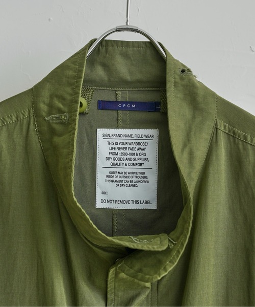 CPCM（シーピーシーエム）の「3WAYキルティングジャケット付きビッグシルエットモッズコート（モッズコート・メンズ・ブラック/カーキ・MEDIUM/LARGE）」の12枚目の写真