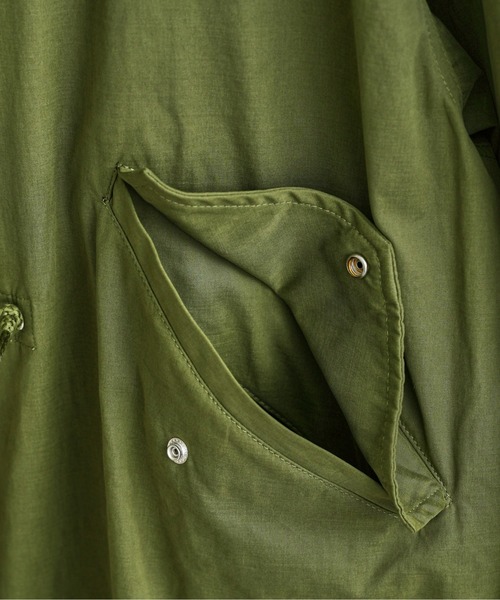 CPCM（シーピーシーエム）の「3WAYキルティングジャケット付きビッグシルエットモッズコート（モッズコート・メンズ・ブラック/カーキ・MEDIUM/LARGE）」の15枚目の写真