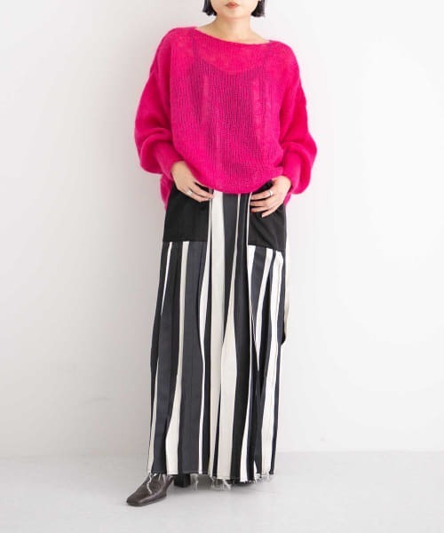 WANDERUNG（ワンデルング）の「WANDERUNG　Kid Mohair Pullover（ニット/セーター・レディース・ピンク/ブルー系その他・FREE）」の12枚目の写真