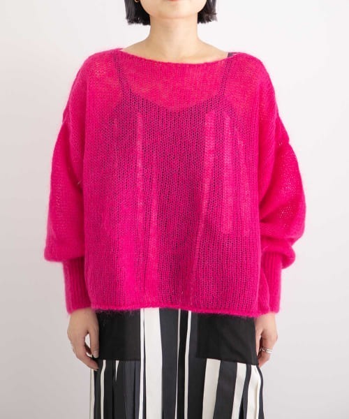 WANDERUNG（ワンデルング）の「WANDERUNG　Kid Mohair Pullover（ニット/セーター・レディース・ピンク/ブルー系その他・FREE）」の15枚目の写真