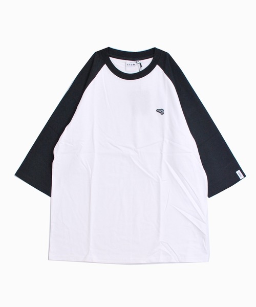 R.R.G.S（アールアールジーエス）の「RAGLAN L/S T-SHIRTS（Tシャツ/カットソー・メンズ・ホワイト×ブルー/ホワイト×ブラック・MEDIUM/LARGE/X-LARGE）」の2枚目の写真