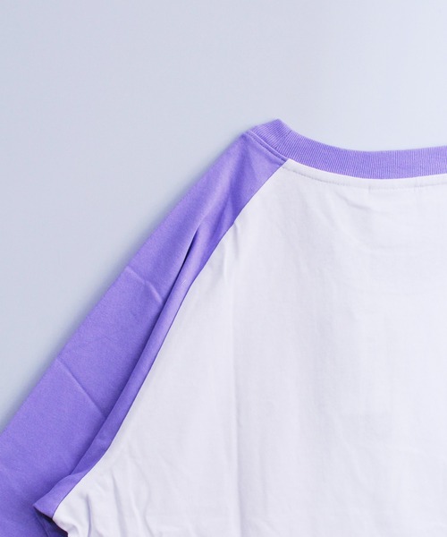 R.R.G.S（アールアールジーエス）の「RAGLAN L/S T-SHIRTS（Tシャツ/カットソー・メンズ・ホワイト×ブルー/ホワイト×ブラック・MEDIUM/LARGE/X-LARGE）」の8枚目の写真