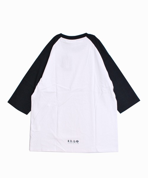 R.R.G.S（アールアールジーエス）の「RAGLAN L/S T-SHIRTS（Tシャツ/カットソー・メンズ・ホワイト×ブルー/ホワイト×ブラック・MEDIUM/LARGE/X-LARGE）」の12枚目の写真