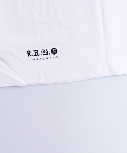 R.R.G.S（アールアールジーエス）の「RAGLAN L/S T-SHIRTS（Tシャツ/カットソー・メンズ・ホワイト×ブルー/ホワイト×ブラック・MEDIUM/LARGE/X-LARGE）」の13枚目の写真