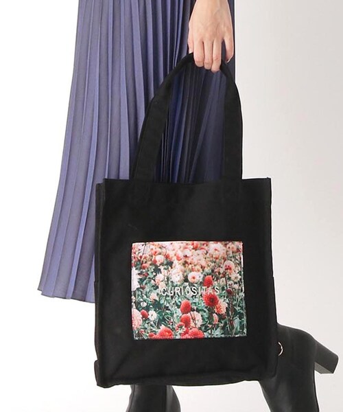 Ober Tashe（オーバータッシェ）の「転写刺繍トート（トートバッグ・レディース・ホワイト/オレンジ/ブルー/ブラウン系・FREE）」の12枚目の写真