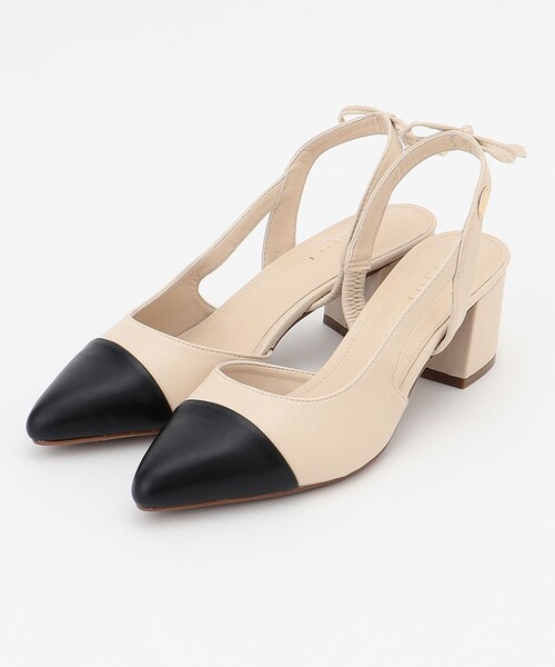 TOCCA(トッカ)の「COLOR BLOCK SLINGBACK SANDALS サンダル(サンダル・レディース・ブラック系/ベージュ系・38/36/37/35)」の13枚目の写真