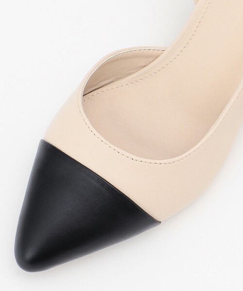 TOCCA(トッカ)の「COLOR BLOCK SLINGBACK SANDALS サンダル(サンダル・レディース・ブラック系/ベージュ系・38/36/37/35)」の14枚目の写真