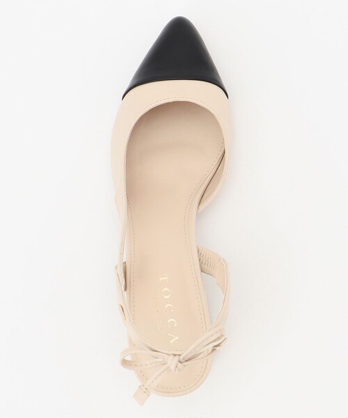 TOCCA(トッカ)の「COLOR BLOCK SLINGBACK SANDALS サンダル(サンダル・レディース・ブラック系/ベージュ系・38/36/37/35)」の19枚目の写真