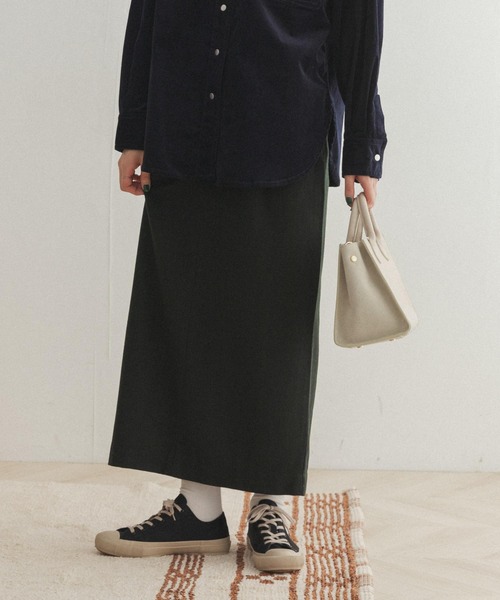 FORK&SPOON（フォークアンドスプーン）の「FORK&SPOON　フラノストレートスカート（スカート・レディース・グリーン/ベージュ系その他・1/2）」の20枚目の写真