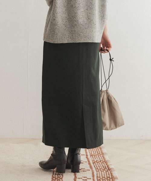 FORK&SPOON（フォークアンドスプーン）の「FORK&SPOON　フラノストレートスカート（スカート・レディース・グリーン/ベージュ系その他・1/2）」の21枚目の写真
