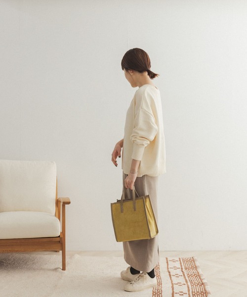 FORK&SPOON（フォークアンドスプーン）の「FORK&SPOON　フラノストレートスカート（スカート・レディース・グリーン/ベージュ系その他・1/2）」の11枚目の写真