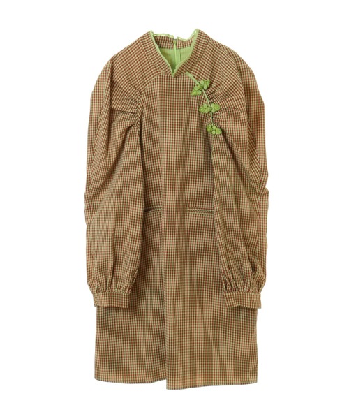 Candy Stripper（キャンディストリッパー）の「GINGHAM CHINA ワンピース（ワンピース・レディース・ブラック/レッド/グリーン・2）」の12枚目の写真