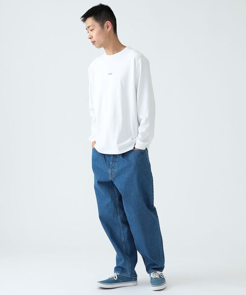 BEAMS(ビームス)の「BEAMS / ミニロゴ ロングスリーブ Tシャツ(Tシャツ/カットソー・メンズ・ホワイト/ブラック/ベージュ・SMALL/MEDIUM/LARGE/X-LARGE)」の16枚目の写真