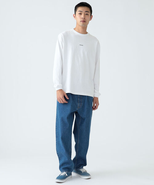 BEAMS(ビームス)の「BEAMS / ミニロゴ ロングスリーブ Tシャツ(Tシャツ/カットソー・メンズ・ホワイト/ブラック/ベージュ・SMALL/MEDIUM/LARGE/X-LARGE)」の17枚目の写真