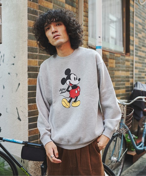 Disney(ディズニー)の「ディズニーコラボ裏起毛スウェット(スウェット・メンズ・ブラック/グレー/グリーン・MEDIUM/LARGE)」の19枚目の写真