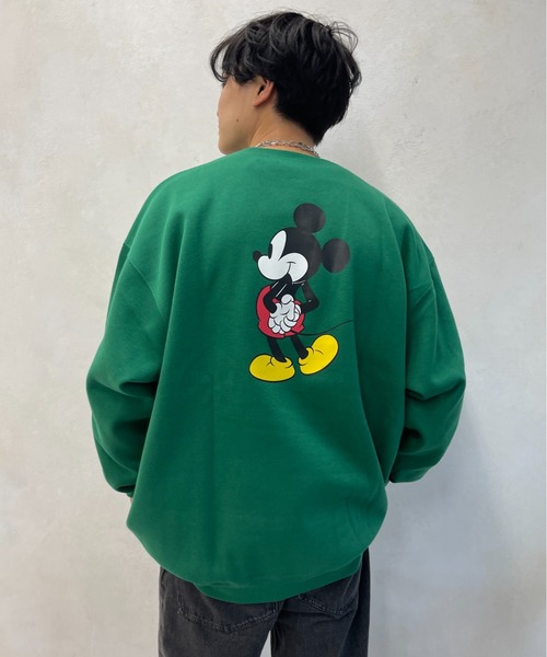 Disney(ディズニー)の「ディズニーコラボ裏起毛スウェット(スウェット・メンズ・ブラック/グレー/グリーン・MEDIUM/LARGE)」の17枚目の写真