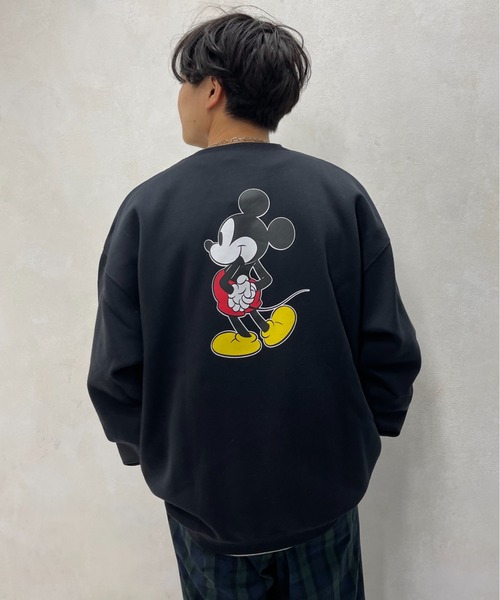 Disney(ディズニー)の「ディズニーコラボ裏起毛スウェット(スウェット・メンズ・ブラック/グレー/グリーン・MEDIUM/LARGE)」の13枚目の写真