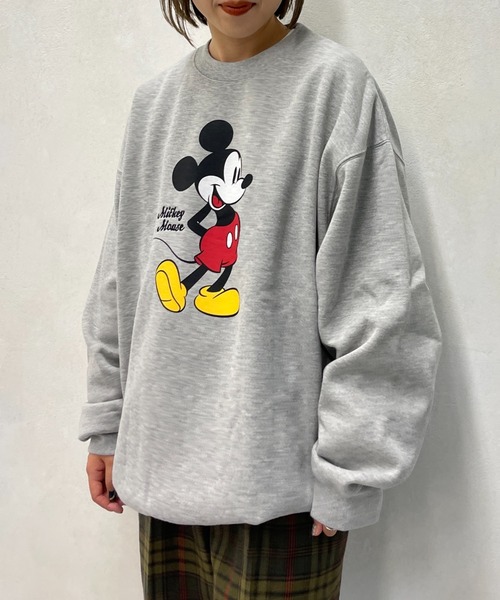 Disney(ディズニー)の「ディズニーコラボ裏起毛スウェット(スウェット・メンズ・ブラック/グレー/グリーン・MEDIUM/LARGE)」の9枚目の写真