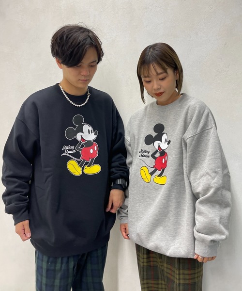 Disney(ディズニー)の「ディズニーコラボ裏起毛スウェット(スウェット・メンズ・ブラック/グレー/グリーン・MEDIUM/LARGE)」の8枚目の写真