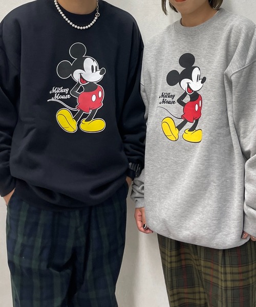 Disney(ディズニー)の「ディズニーコラボ裏起毛スウェット(スウェット・メンズ・ブラック/グレー/グリーン・MEDIUM/LARGE)」の12枚目の写真