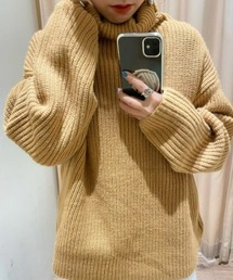 RODEO CROWNS WIDE BOWL | レイヤードハイネックニットトップス(ニット/セーター)